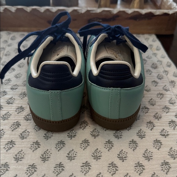 Adidas Samba OG "Haley Green" - Blue and Teal Sneakers - Picture 7 of 9